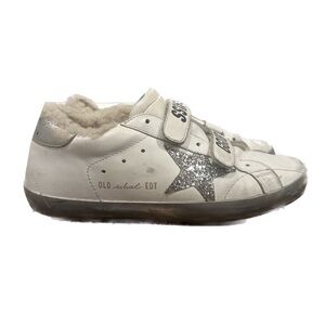 Golden Goose Old School, White/Silver